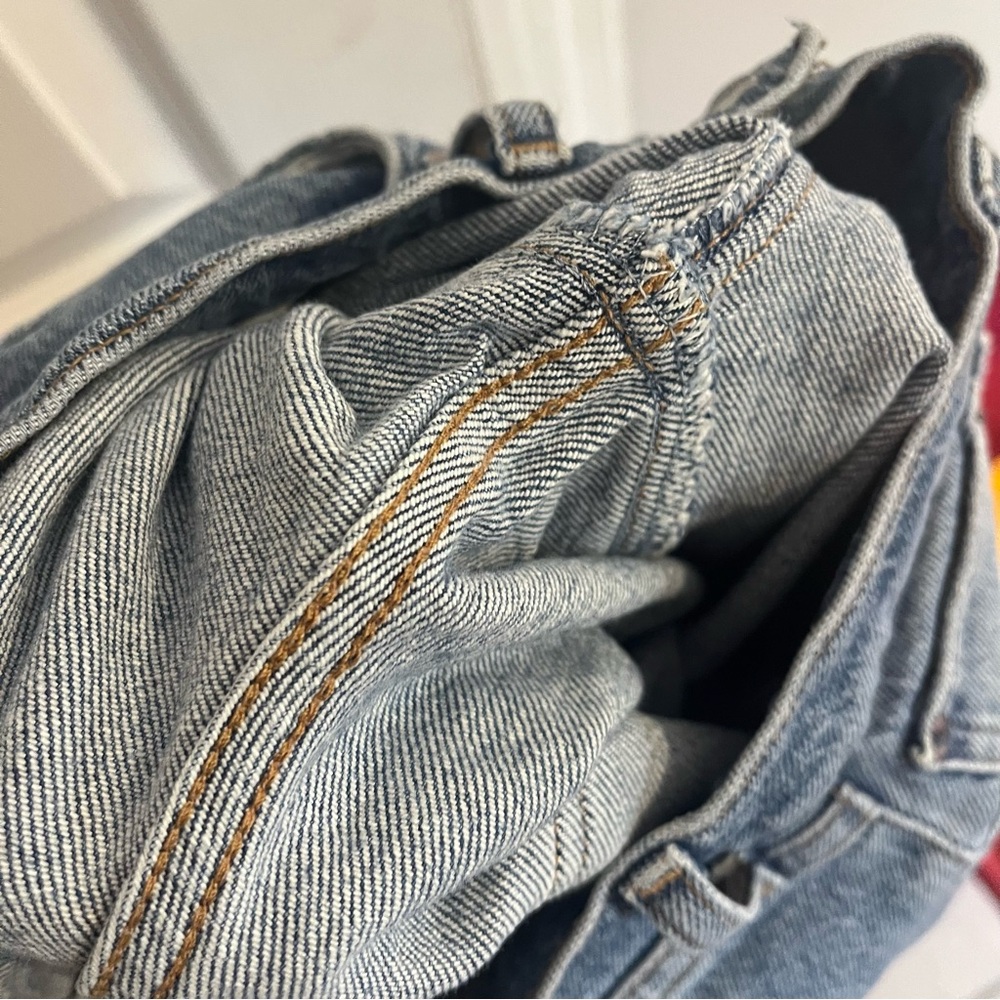 AGOLDE Jeans Harper Flash Medium Wash Denim Straight Leg size 23 - Picture 10 of 10
